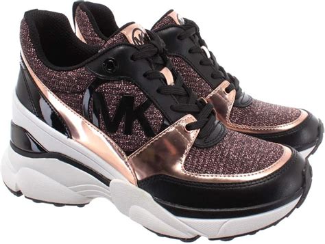 michael kors souliers femmes|Michael Kors rose gold trainers.